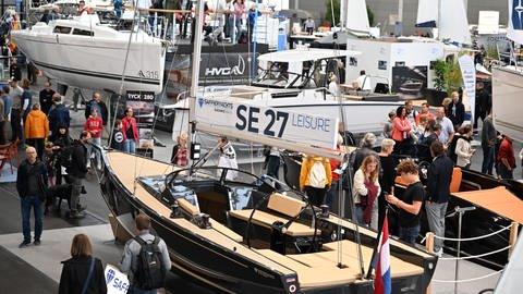 Boote auf der Wassersportmesse Interboot (Foto: Pressestelle, INTERBOOT Friedrichshafen)