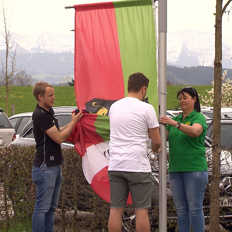 SV Eglofs hisst Flagge für Gastmannschaft