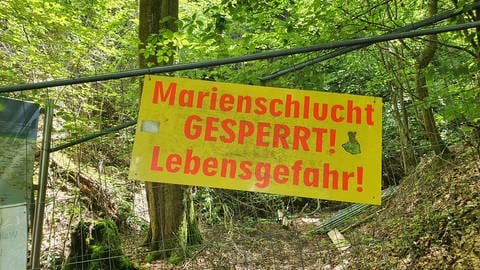 Marienschlucht teilweise wieder geöffnet (Foto: SWR, Friederike Fiehler)