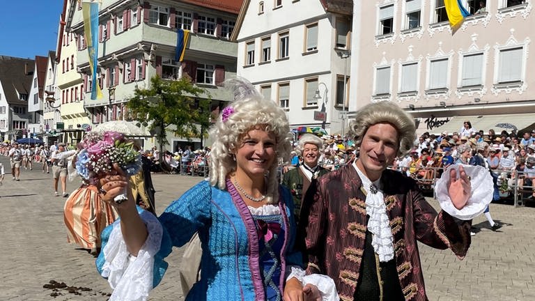 Festzug beim Schützenfest in Biberach (Foto: SWR)