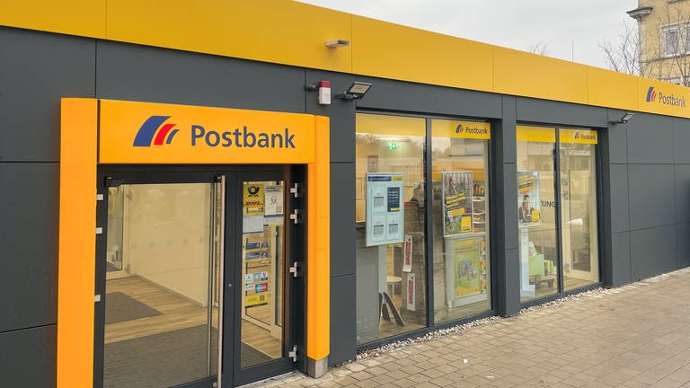 Die Postbank in Biberach schließt im Februar 2023 (Foto: SWR, Johannes Riedel)