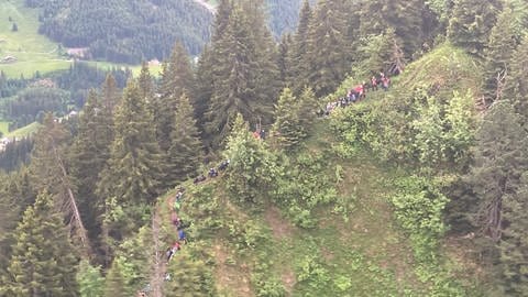 Schulklasse wandert in den Bergen (Foto: Pressestelle, Polizeidirektion Vorarlberg)