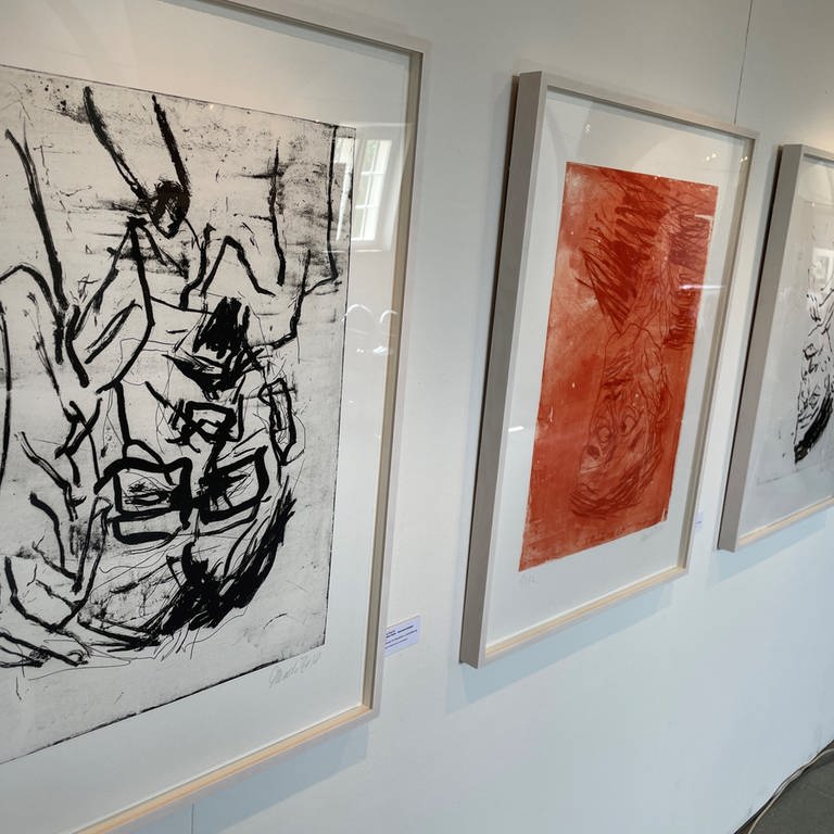 Bilder von Georg Baselitz in der großen Sommerausstellung in Ochsenhausen