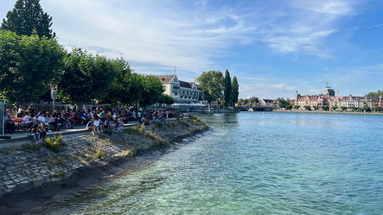 Auch beim Seenachtfest Konstanz 2023 lassen sich die schönen Ecken von Konstanz genießen.