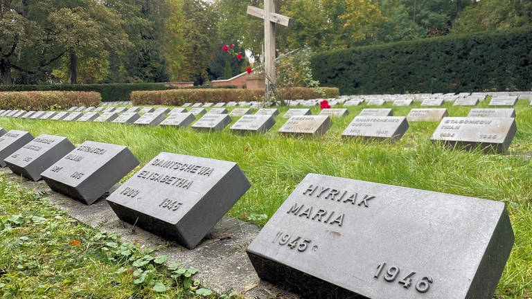Friedhof für sowjetische Zwangsarbeiter und Kriegsgefangene in Biberach (Riß). (Foto: SWR, Johannes Riedel)