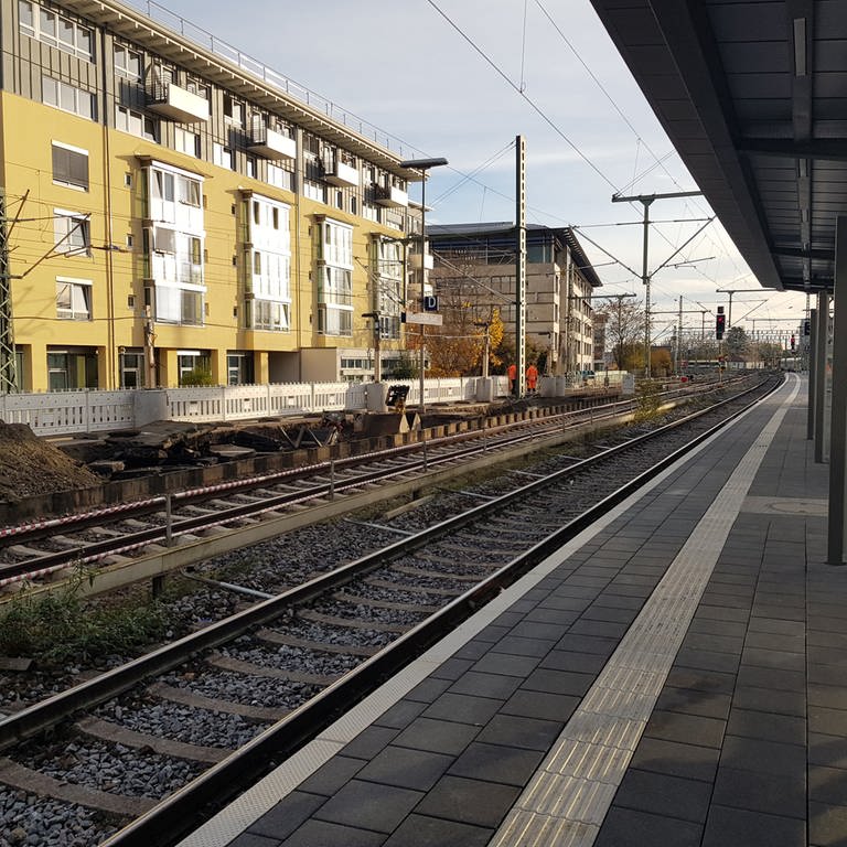 Leerer Bahnhof Friedrichshafen