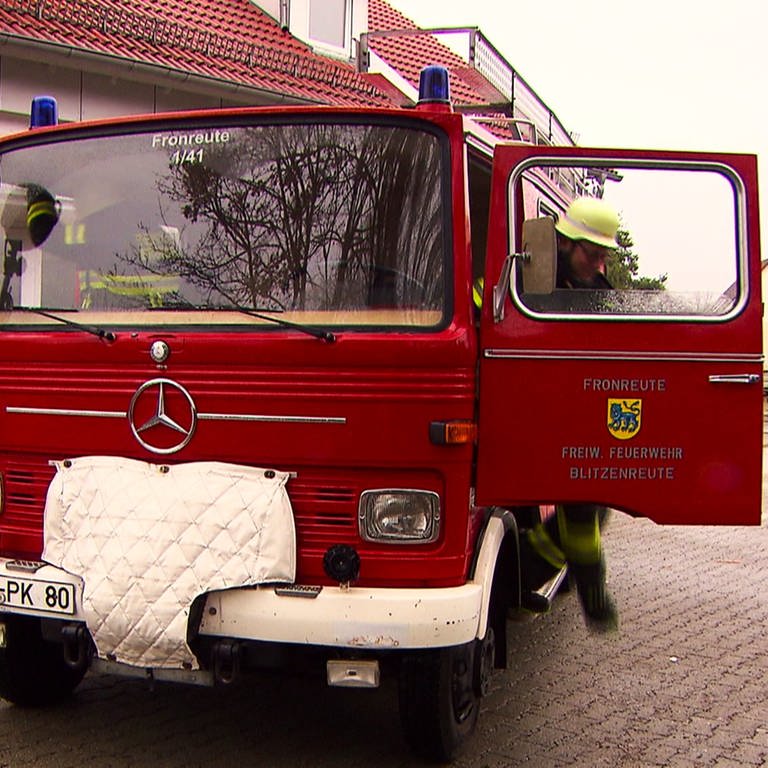 Die fast 50 Jahre alten Feuerwehrautos der Gemeinde Fronreute werden versteigert
