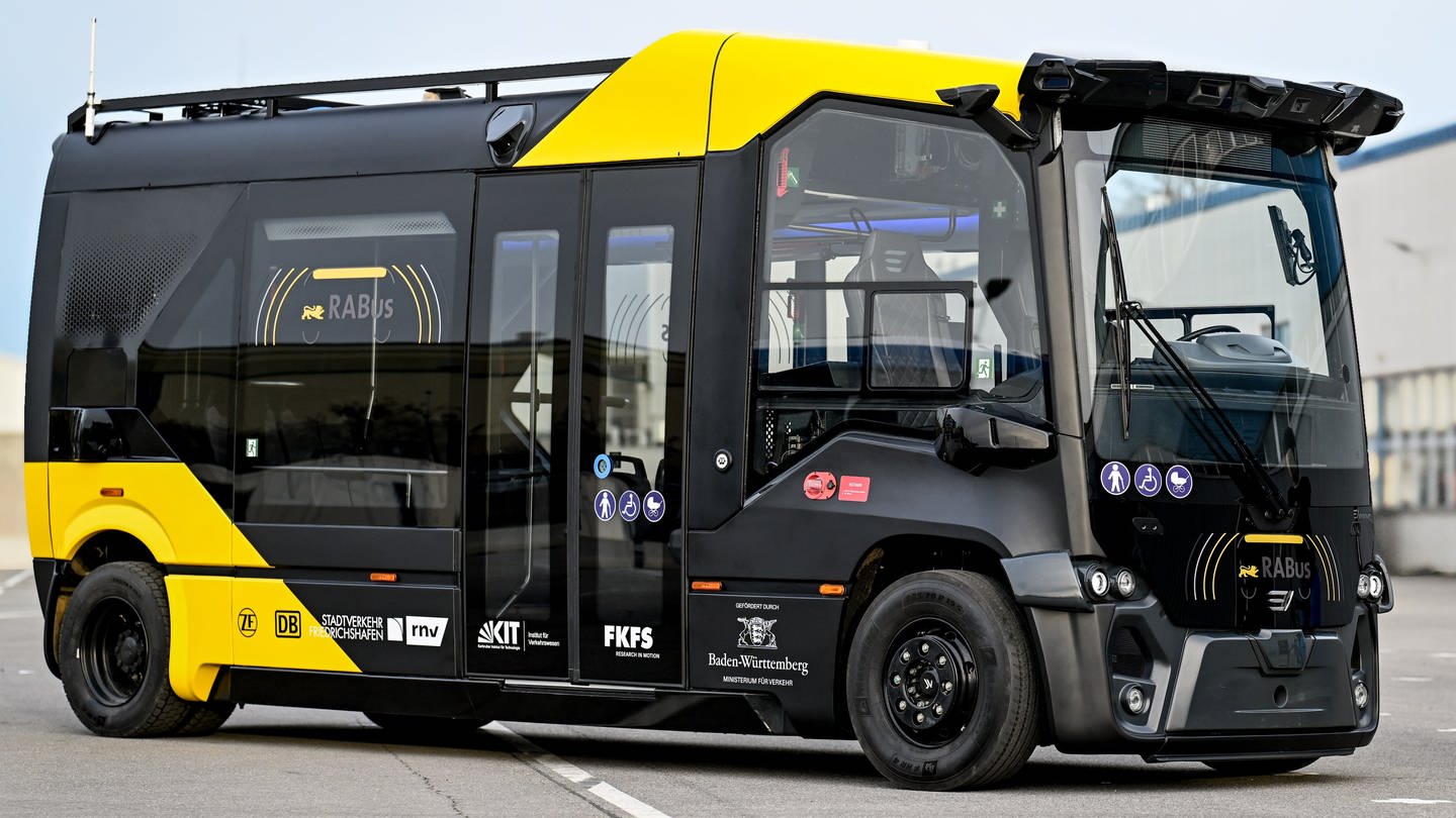 Der Prototyp eines selbstfahrenden Busses, der bald in Friedrichshafen getestet werdens soll (Foto: Stadtverkehr Friedrichshafen)