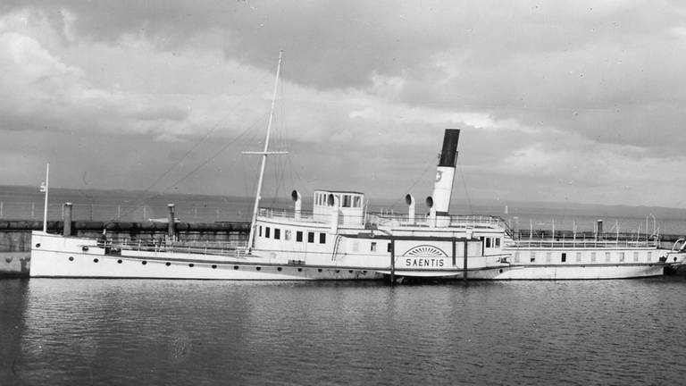 Das versenkte Dampfschiff Säntis (Foto: Pressestelle, SBS (Archivbild))