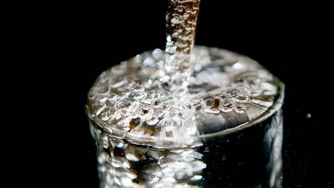 Wasser wird in ein Glas geschüttet (Foto: dpa Bildfunk, picture-alliance / dpa | Oliver Berg)