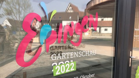 Ticketshop Gartenschau Eppingen mit Logo (Foto: SWR)