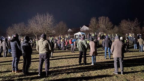 Demo in Brackenheim (Foto: SWR)