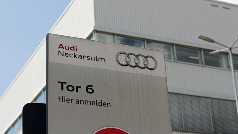 Audi Neckarsulm mit Tor 6 (Foto: SWR)