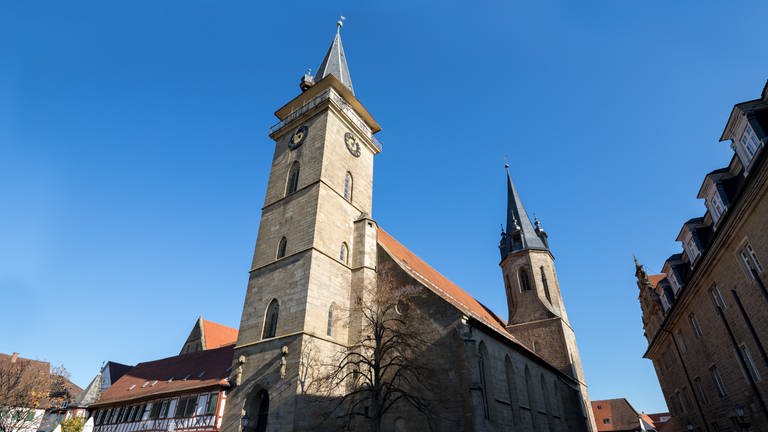 Stiftskirche am Marktplatz in Öhringen (Hohenlohekreis). 5.11.2020 (Foto: SWR, Jürgen Härpfer)