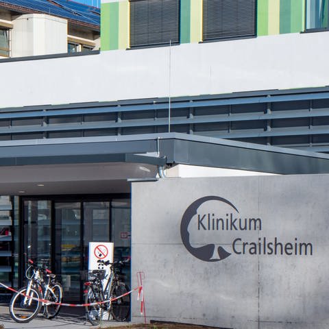 Klinikum Crailsheim - Eingang (Foto: SWR, Anno Palumbo)