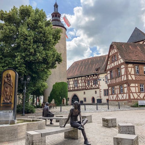 Schlossplatz in Tauberbischofsheim (Foto: SWR, Rosi Düll)