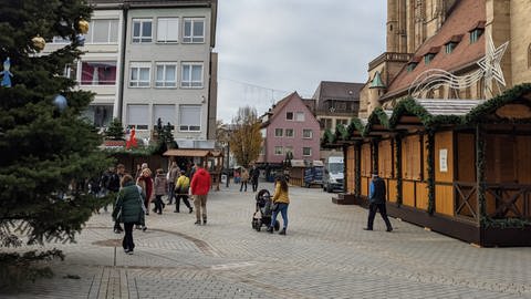 Buden auf dem Heilbronner Weihnachtsmarkt (Foto: SWR, SWR)