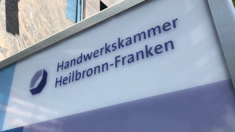 Schild der Handwerkskammer Heilbronn-Franken (Foto: SWR, SWR)