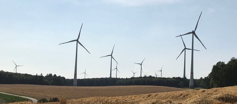 Windräder - Symbolbild: Ein Unternehmen will zwischen Öhringen und Waldenburg insgesamt neun Windräder bauen. (Foto: SWR)