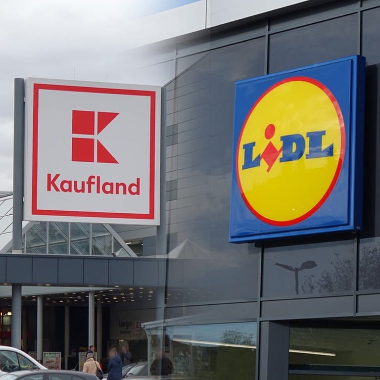 Kaufland und Lidl (Foto: SWR)