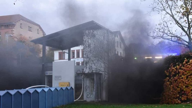Feuer Parkhaus, verkohlte Autos (Foto: Stadt Bad Mergentheim)