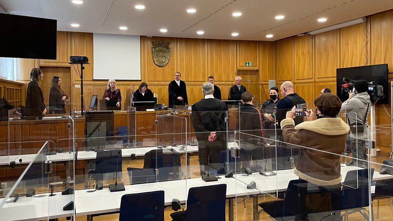 Mordprozess Künzelsau am Gericht in Heilbronn (Foto: SWR)