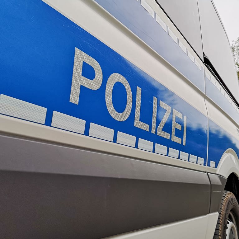Polizeifahrzeug Teilansicht Seite. Symbolbild. (Foto: SWR, Jürgen Härpfer)