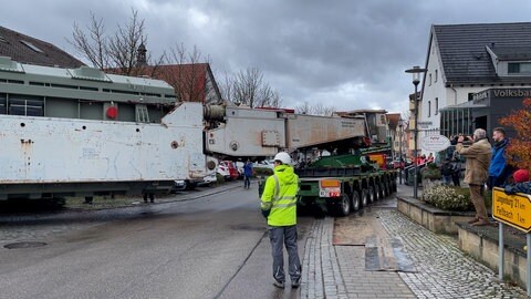 Schwertransport Kupferzell (Foto: SWR, Simon Bendel)