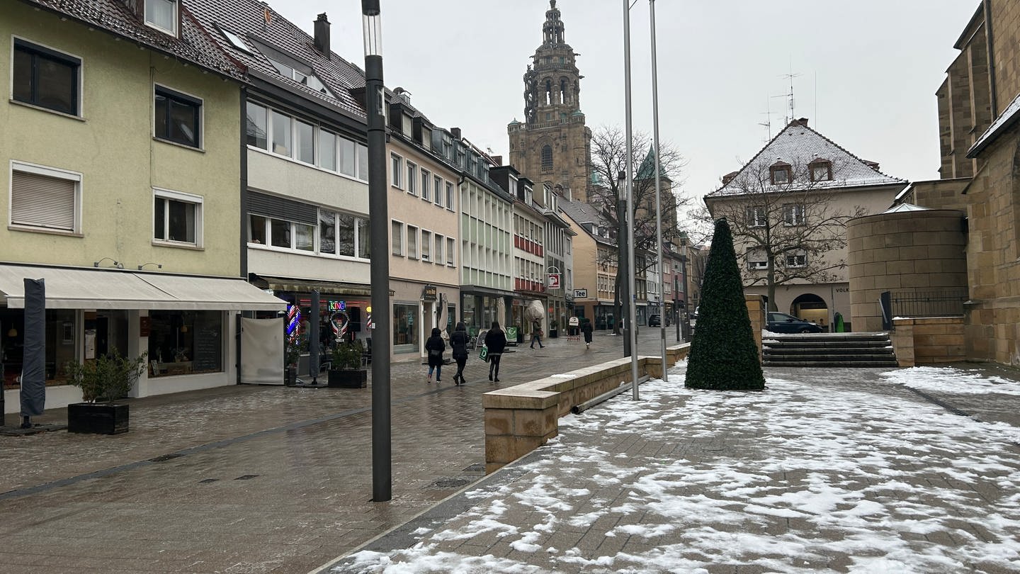 Vor allem die Stadt Heilbronn ist größtenteils vom Blitzeis verschont geblieben, frostig winterlich ist es trotzdem. (Foto: SWR)