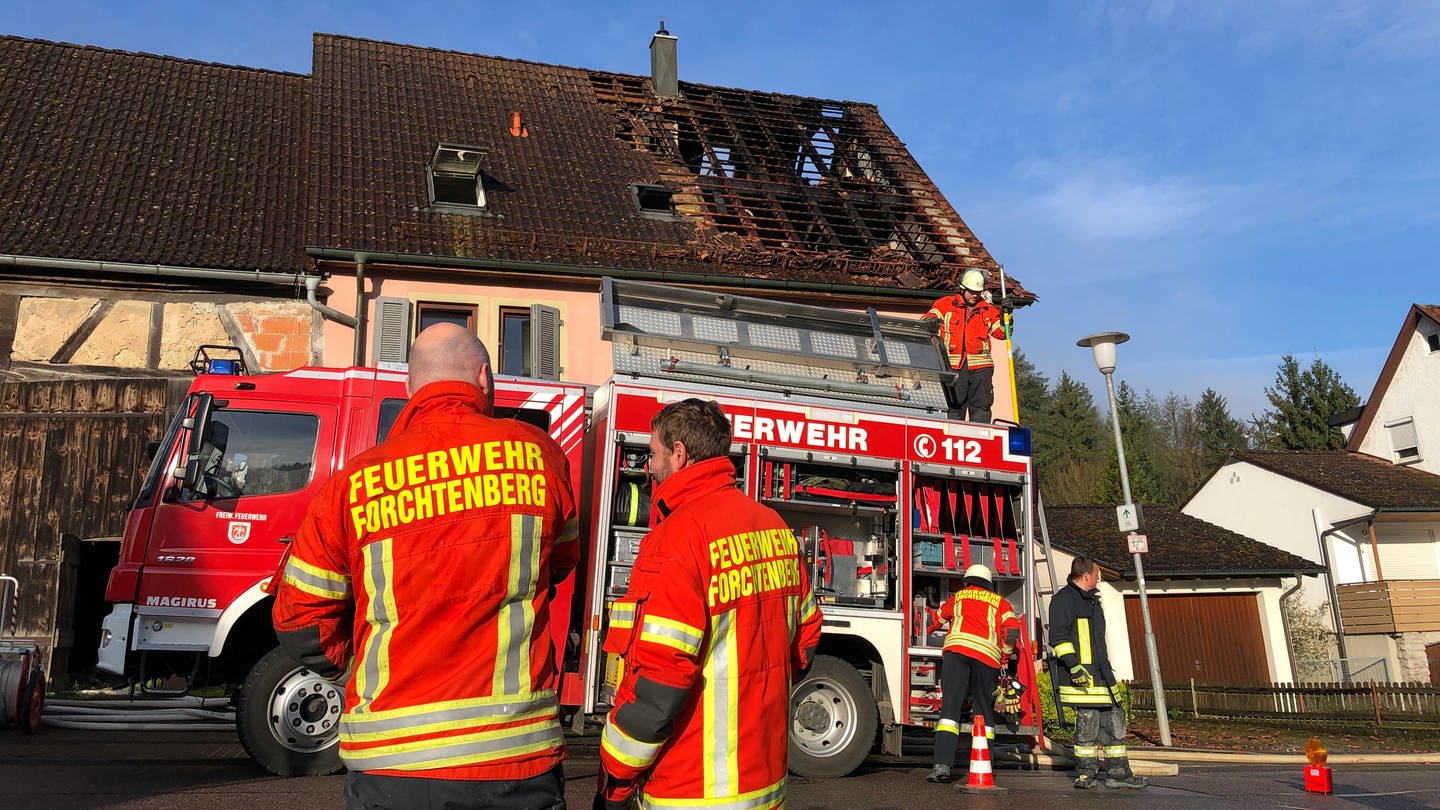 Brand in Forchtenberg (Foto: SWR)