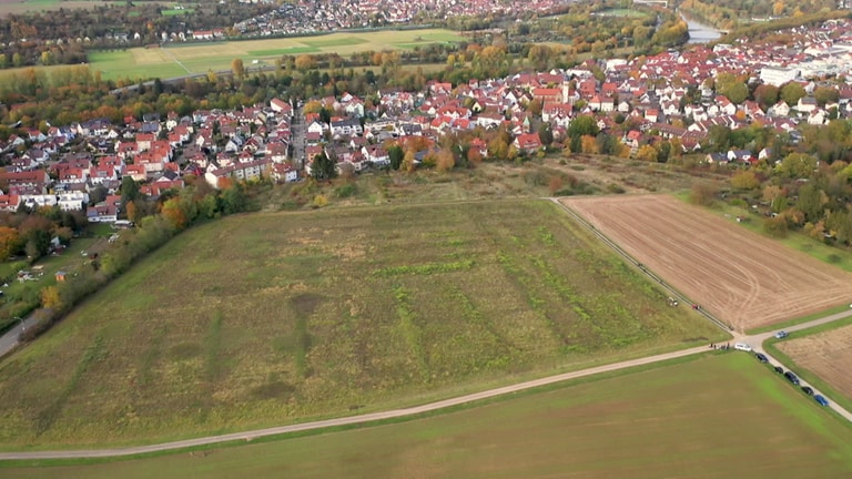 Luftaufnahme der Sontheimer "Klingenäcker" (Foto: SWR)