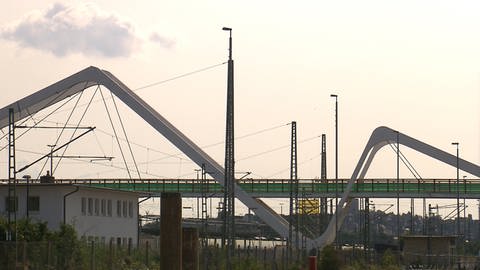 Baustelle der "BUGA-Brücke" (Foto: SWR)