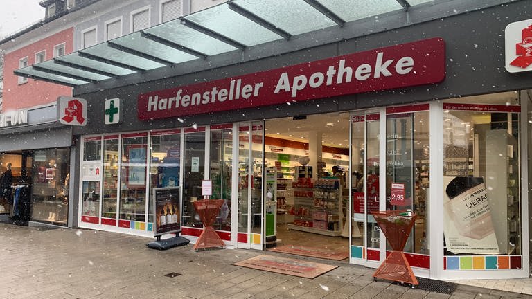 Apotheke Harfensteller in Heilbronn (Foto: SWR)