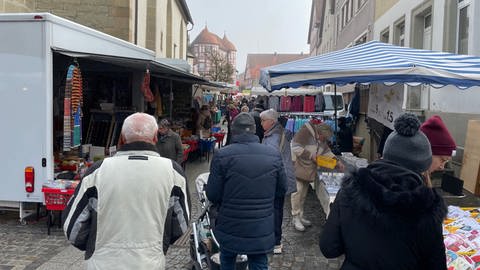 Auf dem Pferdemarkt in Gaildorf (Foto: SWR)