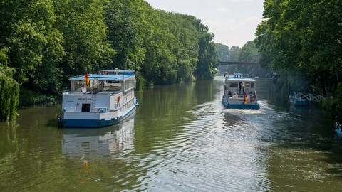 Schiffe auf dem Neckar (Foto: HMG/Jürgen Häffner)