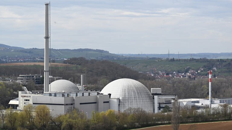 Das Atomkraftwerkwerk Neckarwestheim. Der Energieversorger EnBW informiert im Rahmen einer Pressekonferenz zur bevorstehenden Abschaltung von Block 2.