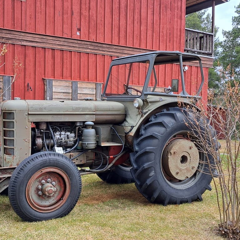 Mit dem Traktor ans Nordkap (Foto: Ottmar Müller)
