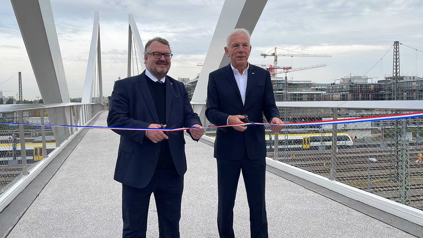 BUGA-Brücke Heilbronn eröffnet (Foto: SWR)