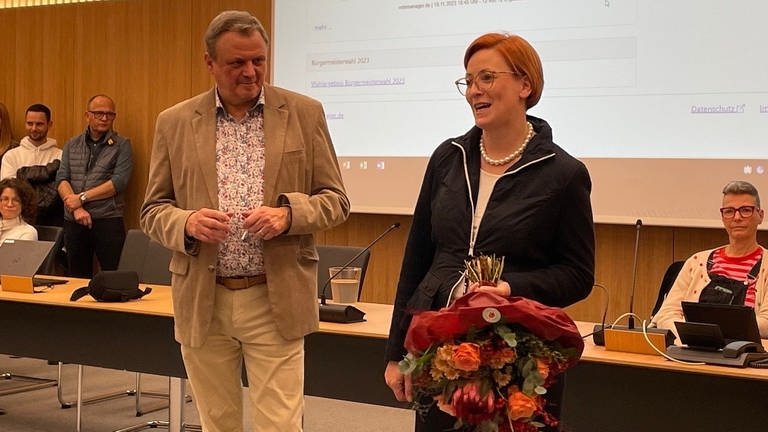 Birgit Hannemann (parteilos) gewinnt die Wahl zur Bürgemeisterin in Weinsberg. (Foto: privat)