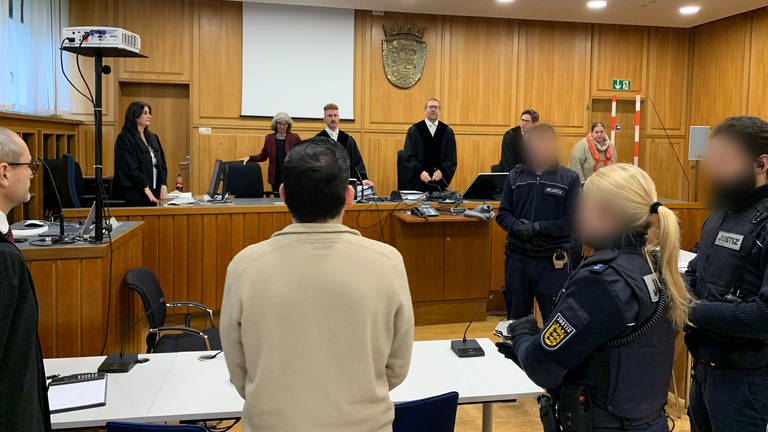 Prozess um Seniorinnenmorde am Heilbronner Landgericht (Foto: SWR, Thorsten Weik)