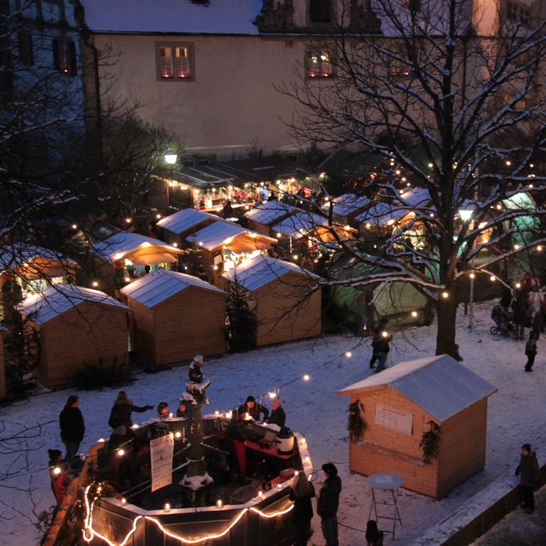 Im Kloster Schöntal findet am Wochenende wieder der Weihnachtsmarkt statt (Foto: Staatliche Schlösser und Gärten Baden-Württemberg)