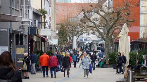 Einkaufsmeile in der Heilbronner Innenstadt