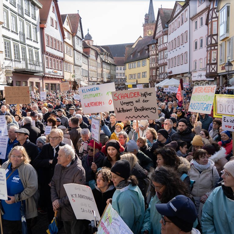 Kundgebung in Wertheim (Foto: Robin Dosch, Wertheim)