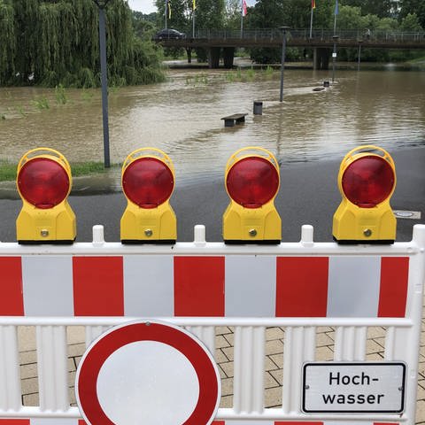 Hochwasser am Montag in Tauberbischofsheim 