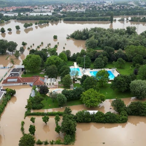 Hochwasser bei Obereisesheim