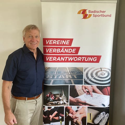 Der neue Präsident des Badischen Sportbundes Gert Rudolph. (Foto: SWR)