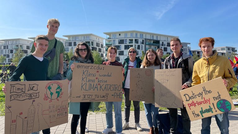 Globaler Klimastreik in Karlsruhe (Foto: SWR)