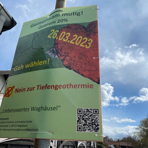 Mehrheit in Waghäusel lehnt Geothermie ab (Foto: SWR)