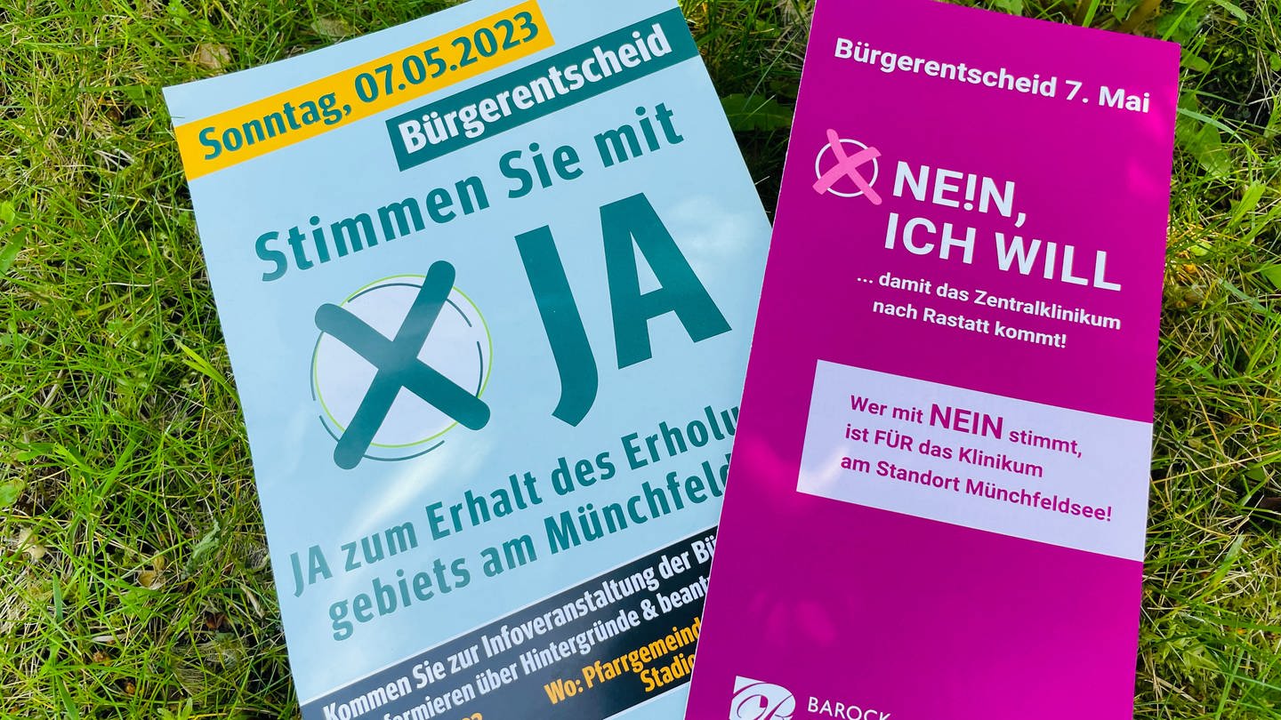 In Rastatt wird am Sonntag in einem Bürgerentscheid über den geplanten Standort für ein neues Klinikum abgestimmt. (Foto: SWR)