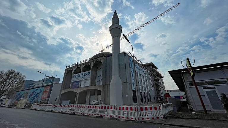 Moschee-Rohbau in Karlsruhe (Foto: SWR)